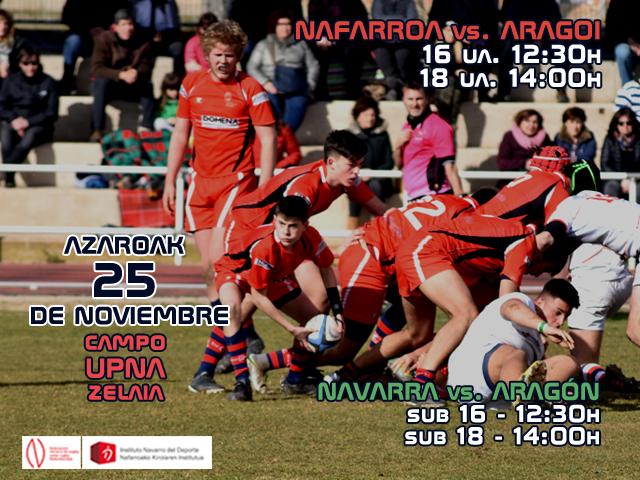 Cuenta atr&aacute;s Navarra vs Arag&oacute;n Sub16 y Sub18
